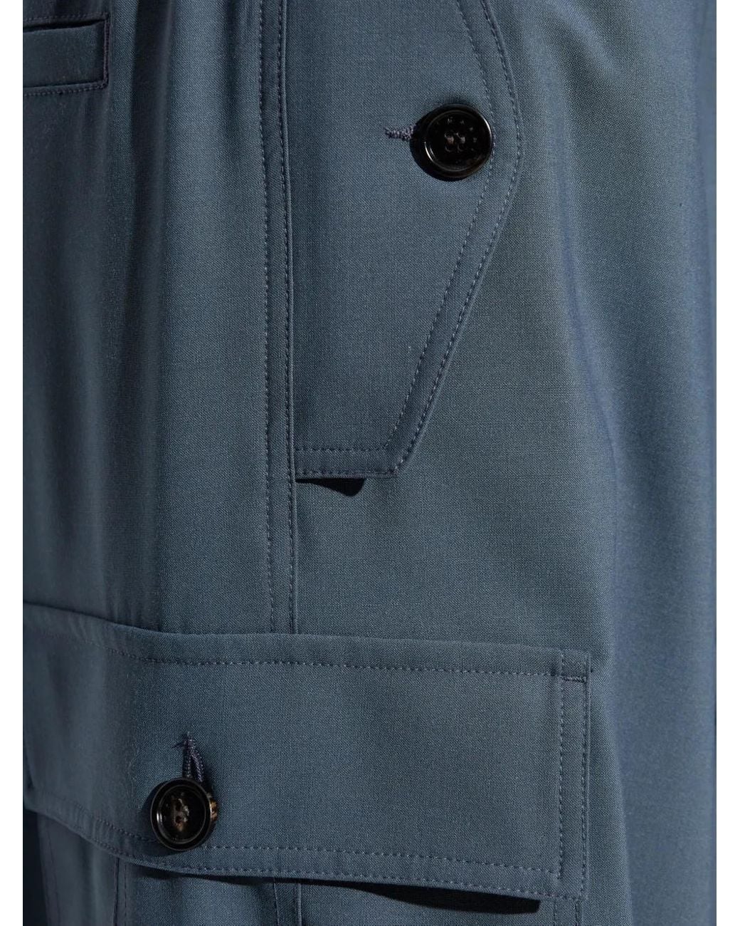 Marni Blue Trousers With Pockets for men