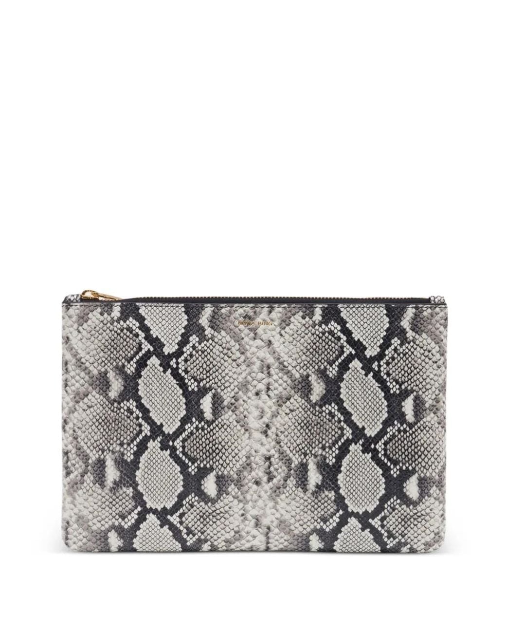 Anine Bing Gray Large Elly Pouch