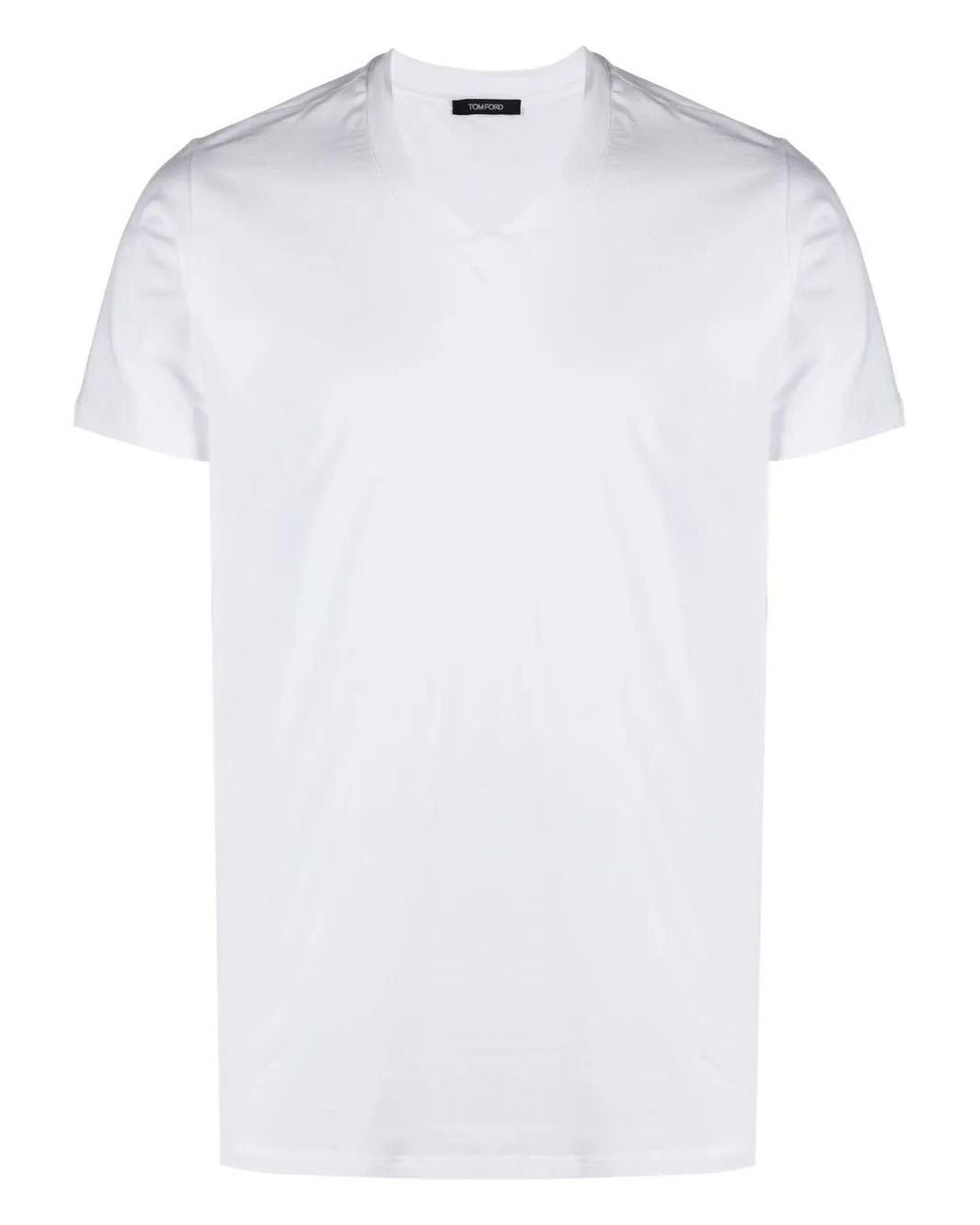 Tom Ford White Logo T-shirt for men