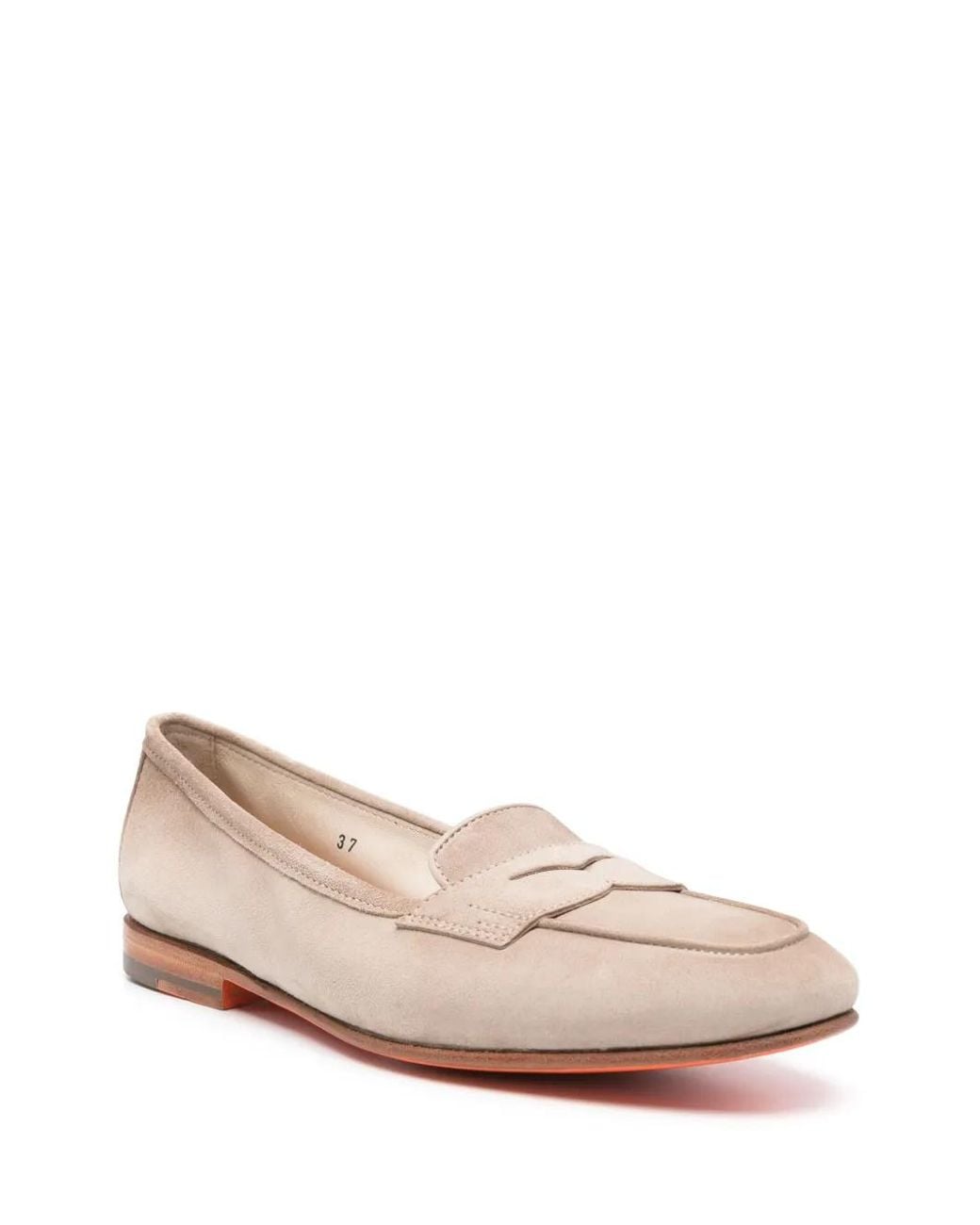 Santoni Pink "Carla" Loafer