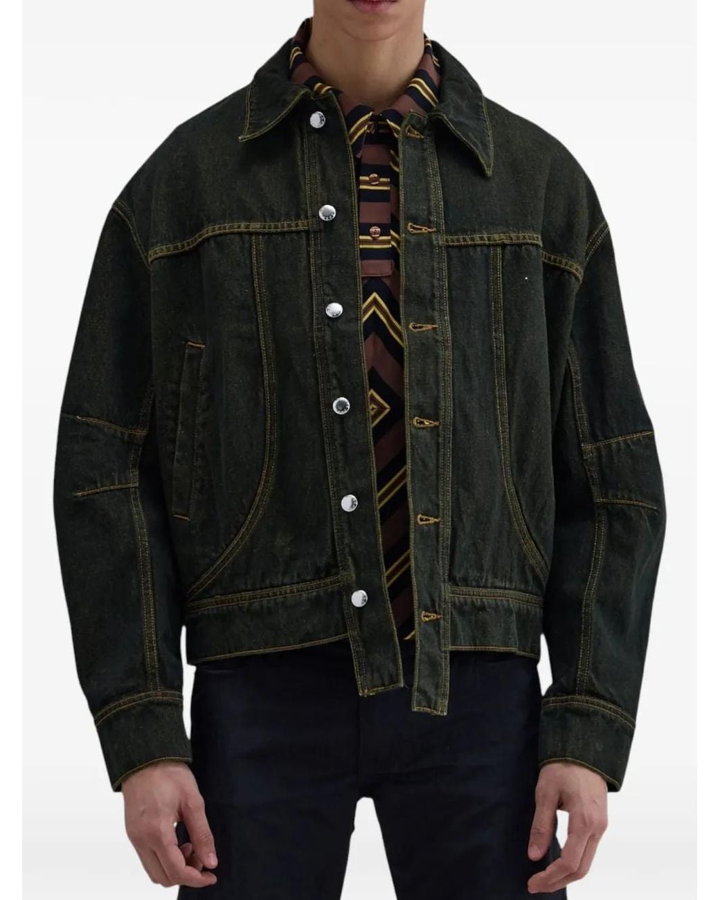 Eckhaus Latta Black El Denim Jacket