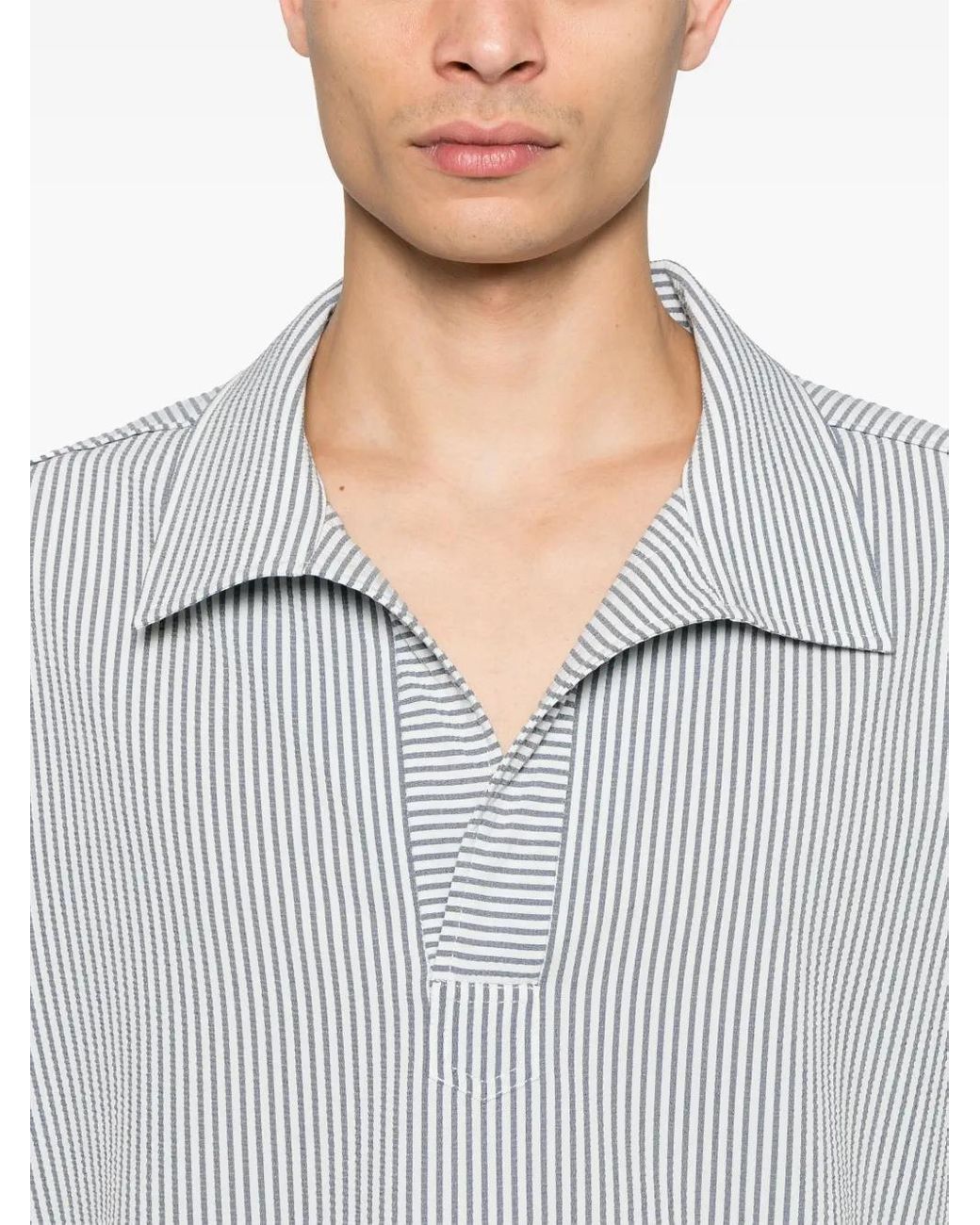 Jonathan Simkhai Gestreept T-Shirt in het Gray voor heren