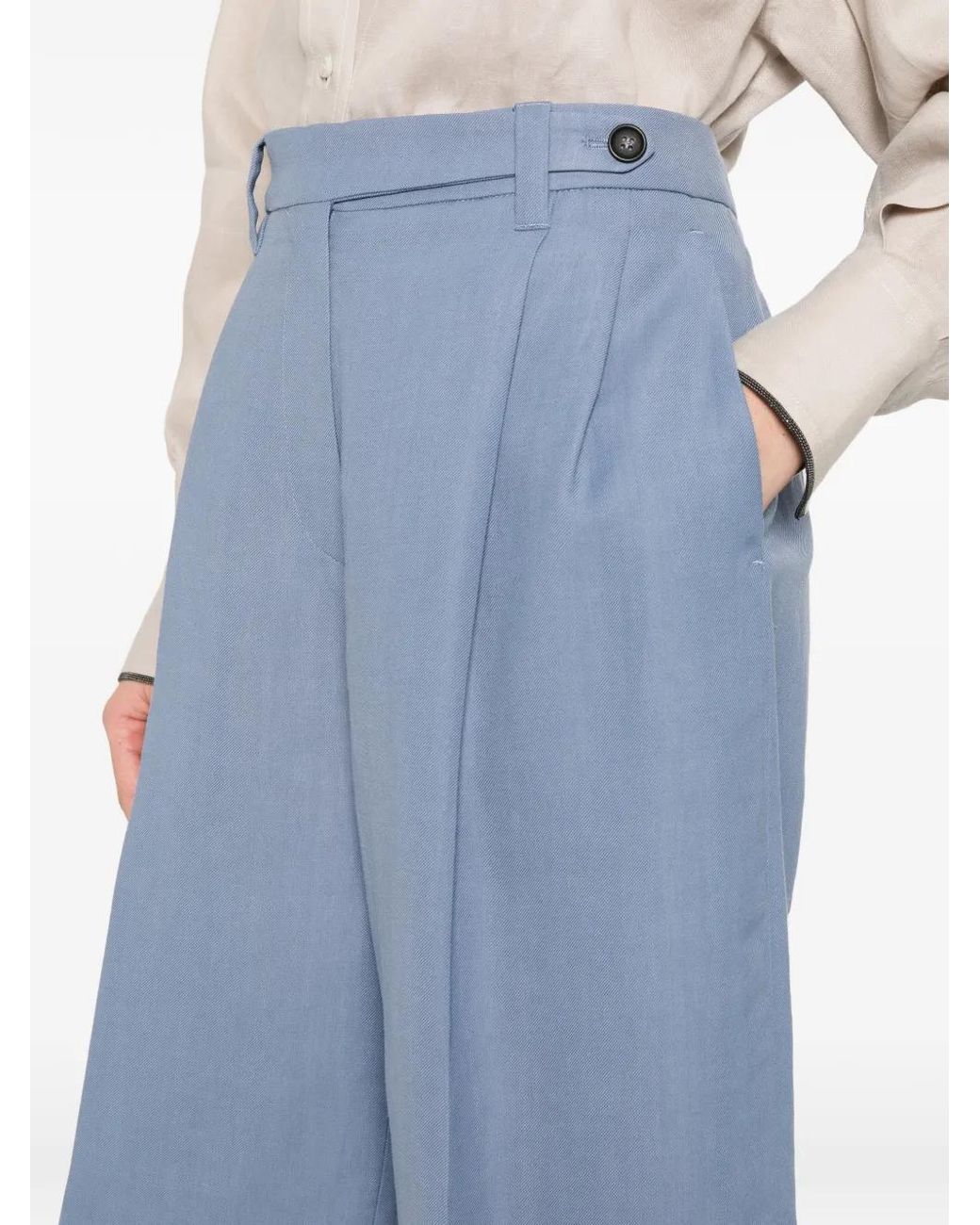 Brunello Cucinelli Blue Bermuda
