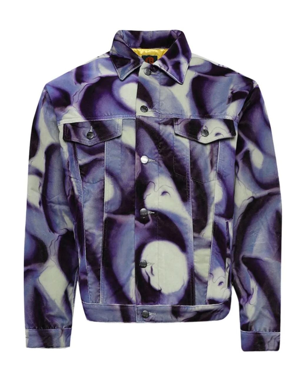 Casella Meyer Blue Velvet Allover Jacket for men