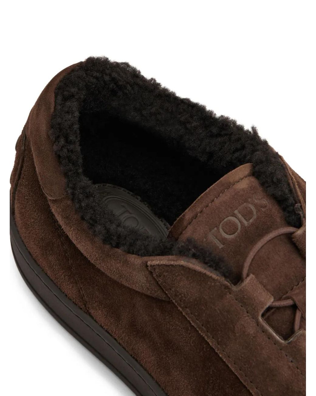Tod's Brown Suede Sneakers for men