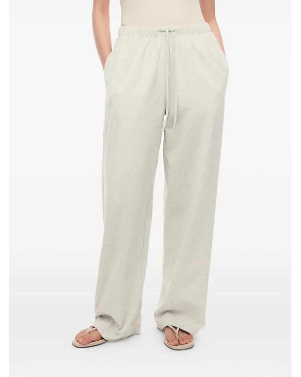 12 STOREEZ White Breakfast Club Track Pants