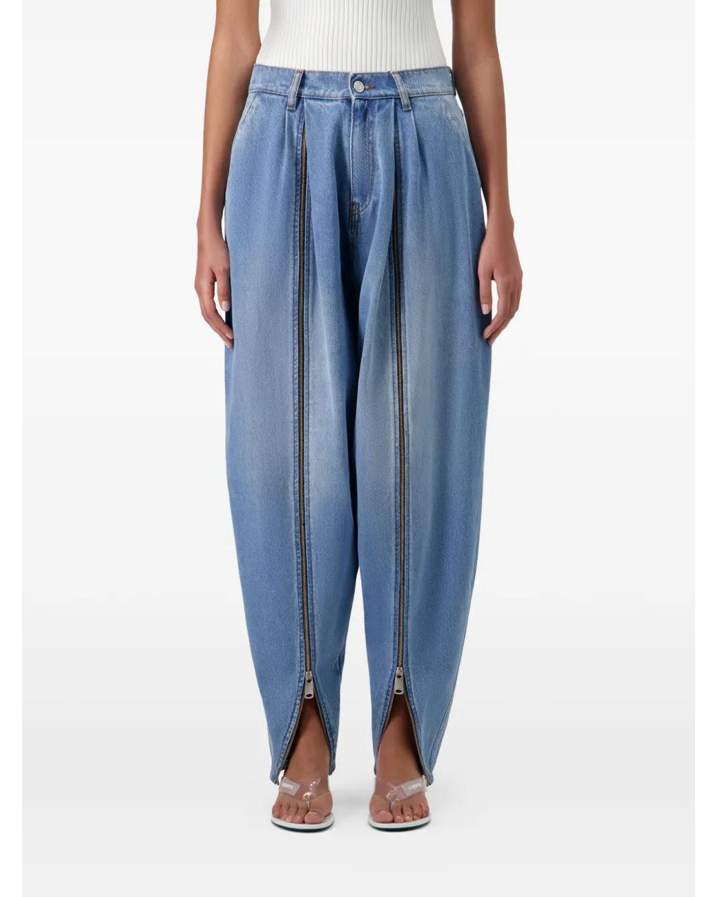 Coperni Blue Denim Sarouel Trousers