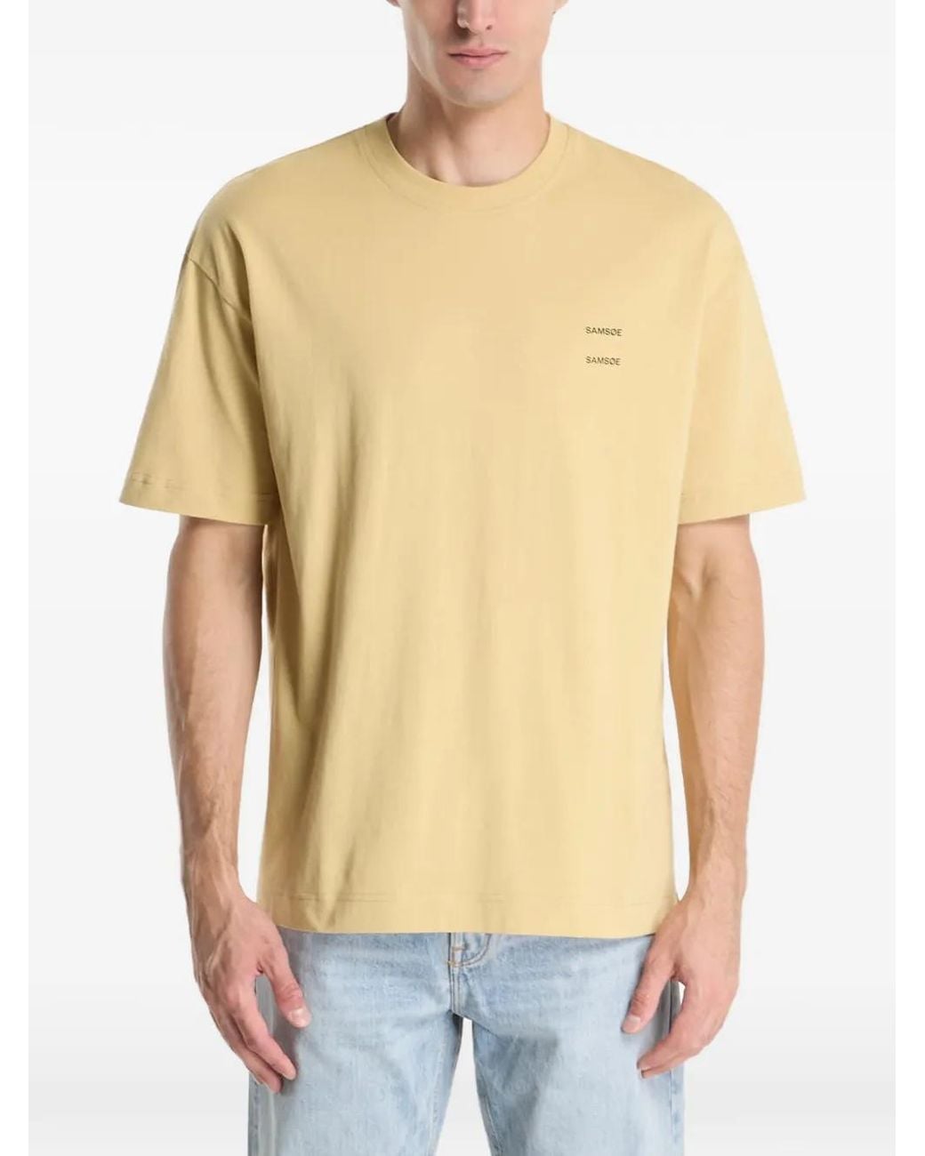 Samsøe & Samsøe Yellow Joel T-Shirt for men