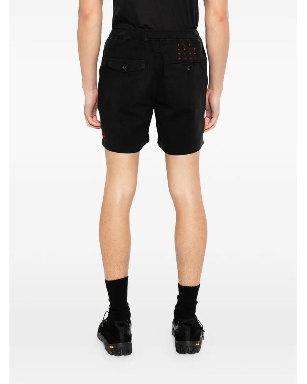 Pantalones Cortos Rugger Ksubi de hombre de color Black