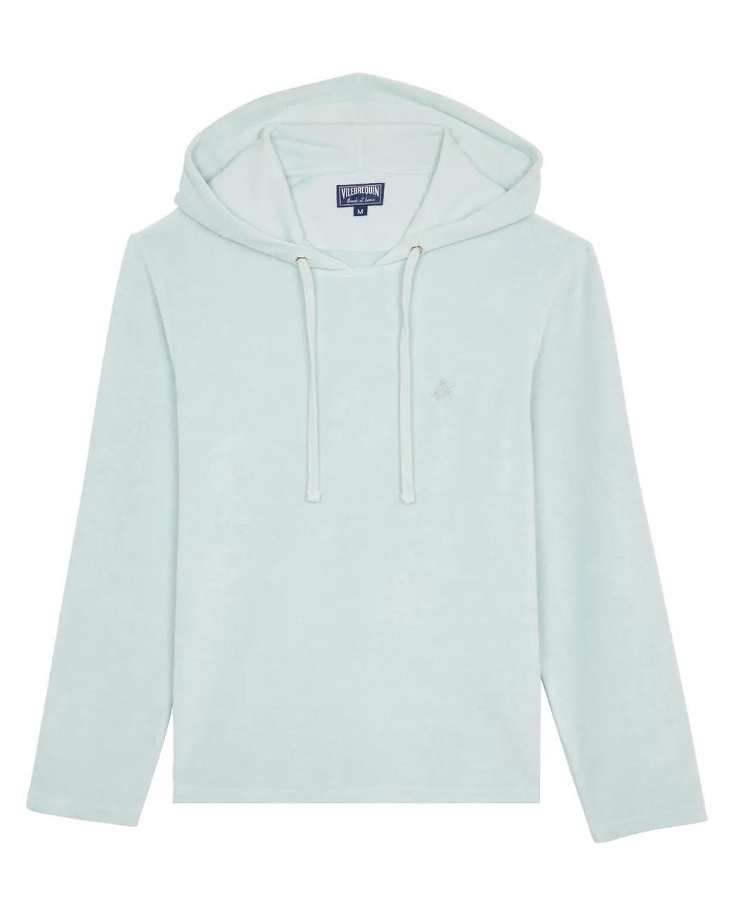 Vilebrequin Blue Terrycloth Hoodie for men