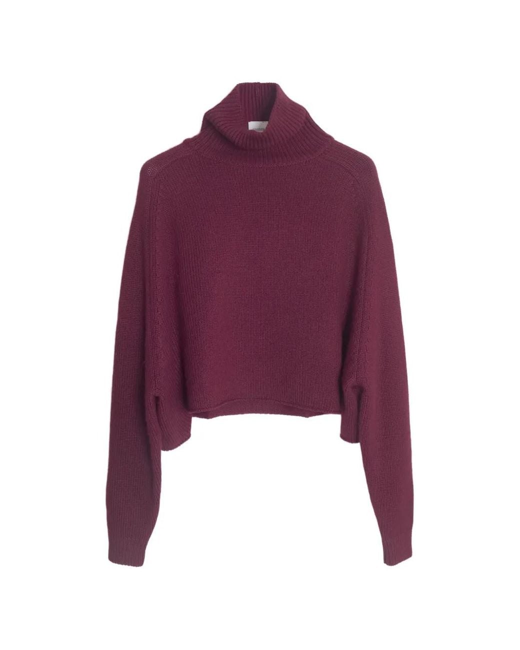 Lisa Yang Purple Cathie High-Neck Sweater