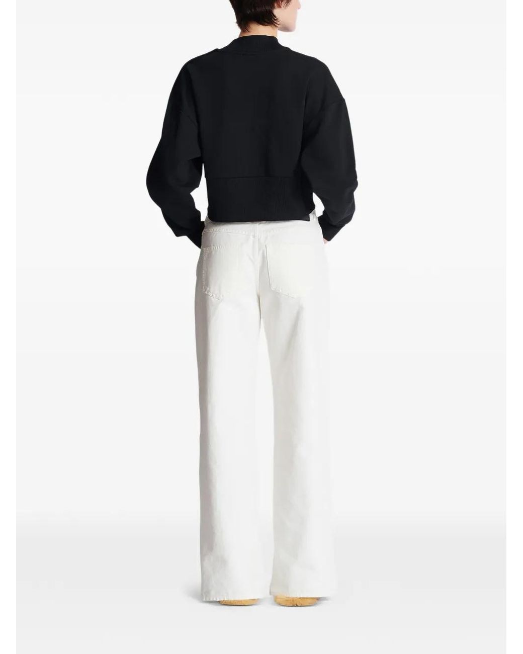 Balmain Sweater Met Logo in het Black