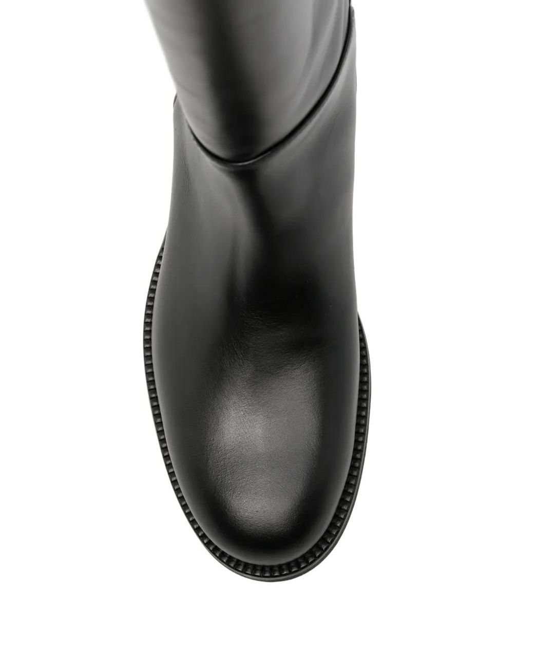 Liviana Conti Black Leather Knee-High Boots