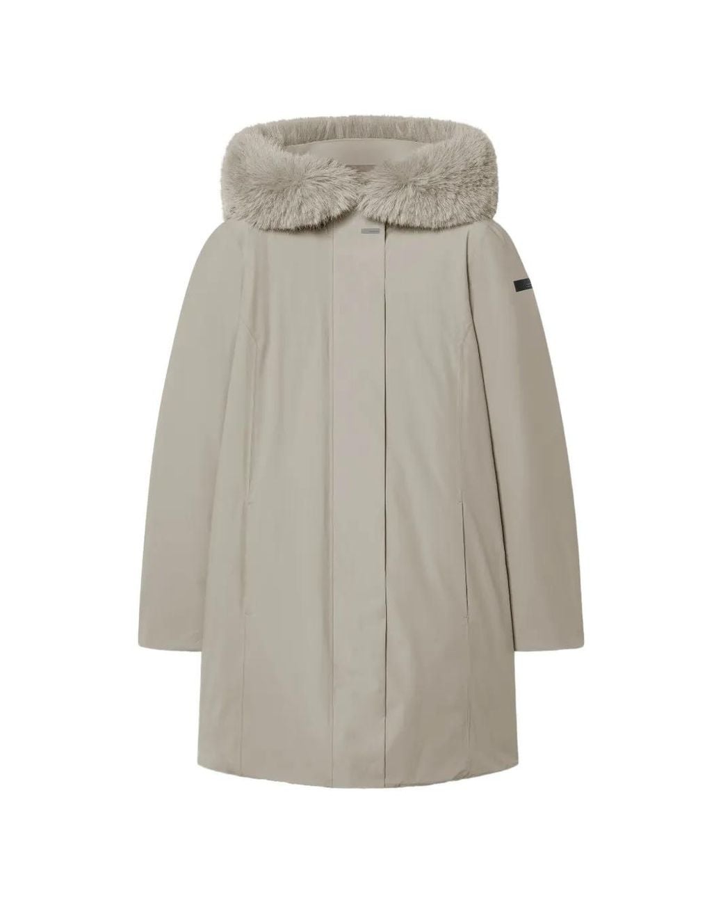 Rrd Gray Montecristo Faux-Fur Trim Coat