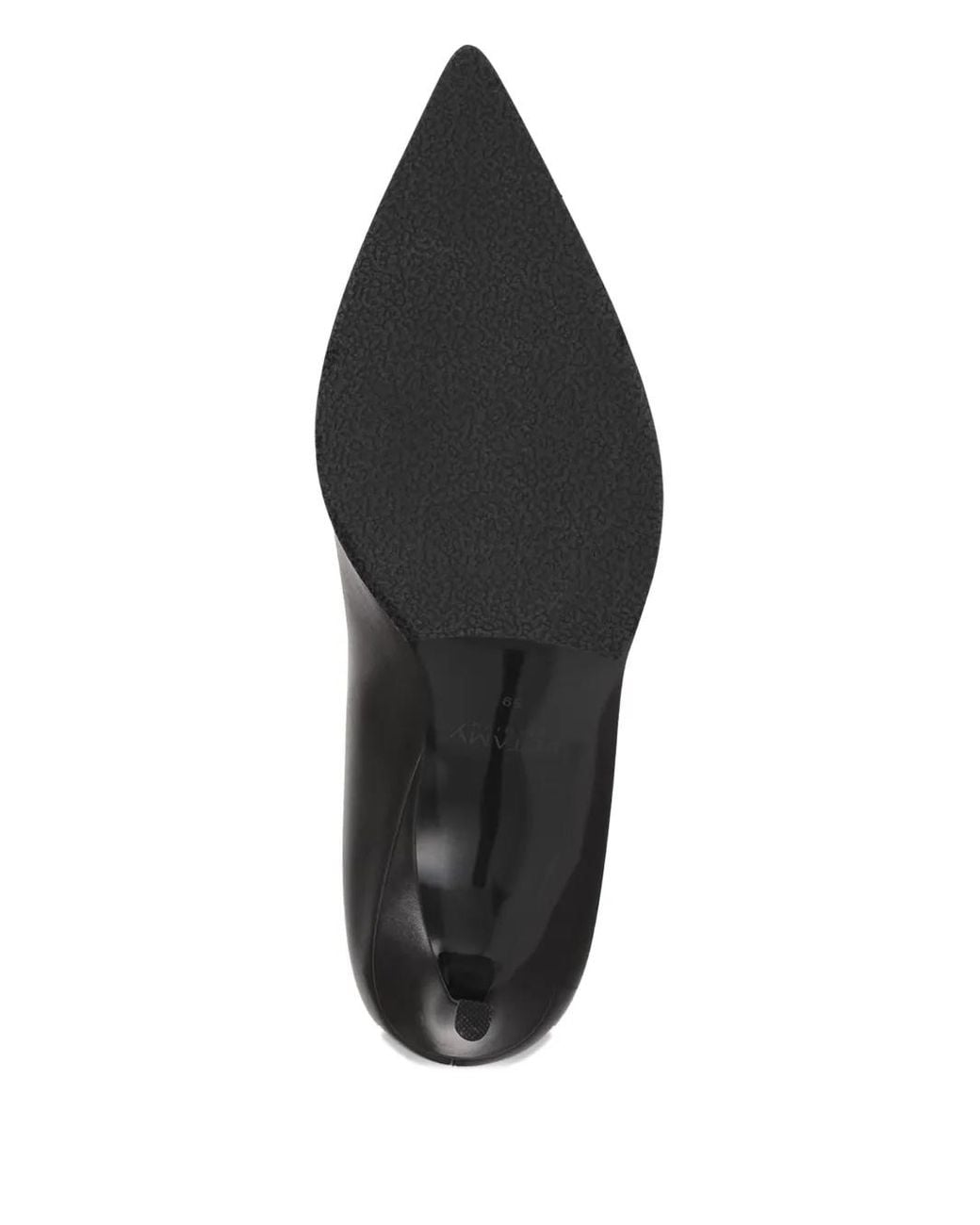 POTAMY Black 80Mm Leather Knee-High Boots