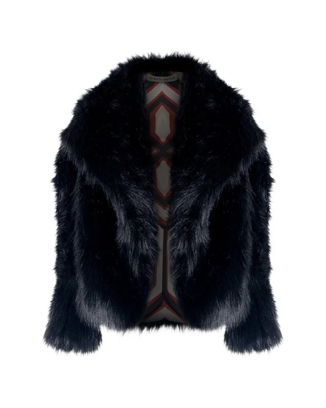 Nineminutes Black The Marylin 25 Faux-Fur Coat