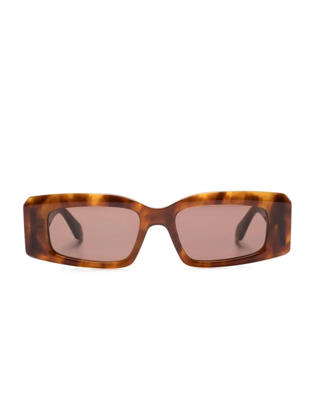 Alaïa Brown Tortoiseshell-Effect Sunglasses