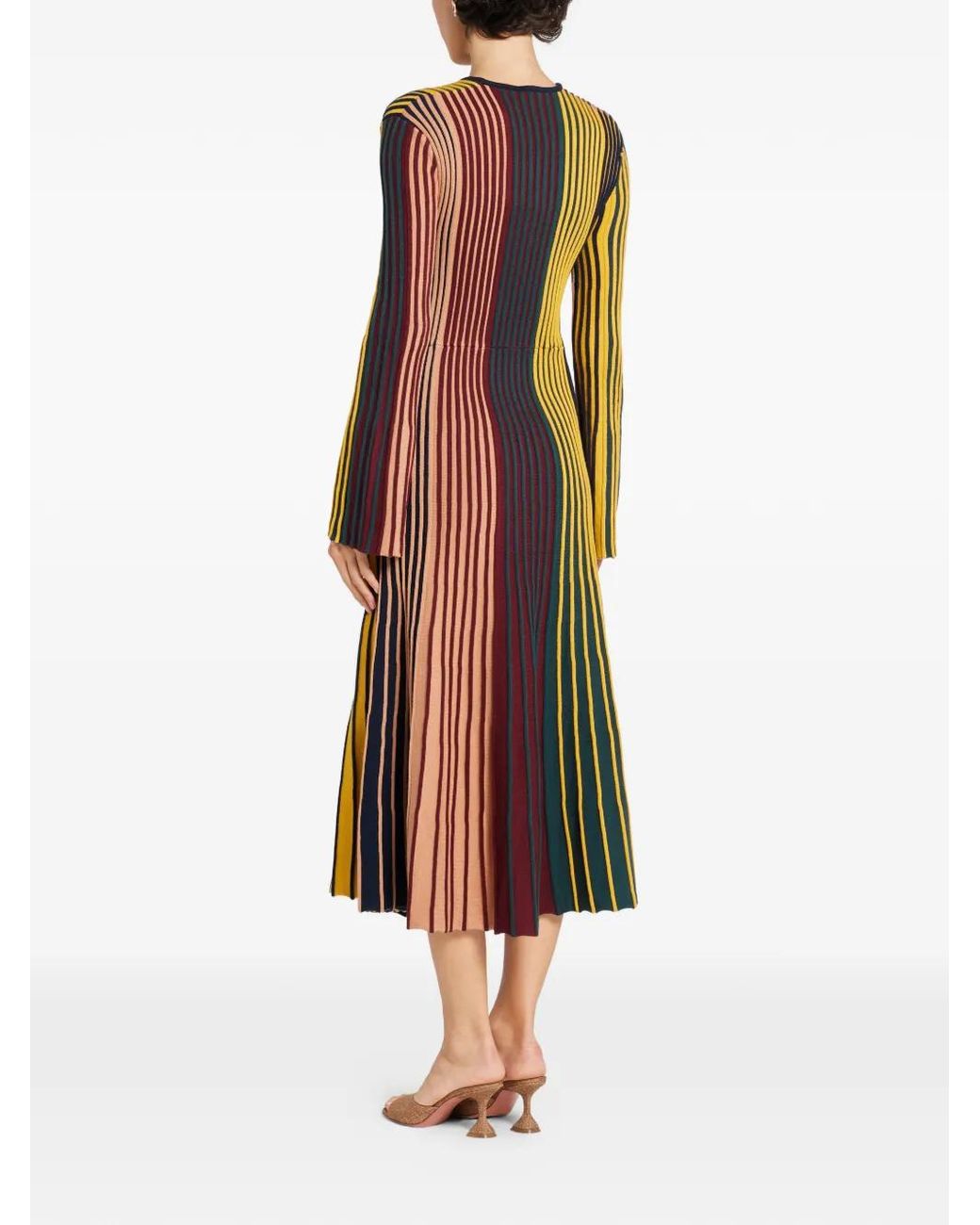 see through long sleeve dress V-Neck See-Through Long Sleeve High Slit Chiffon Formal Evening Dress