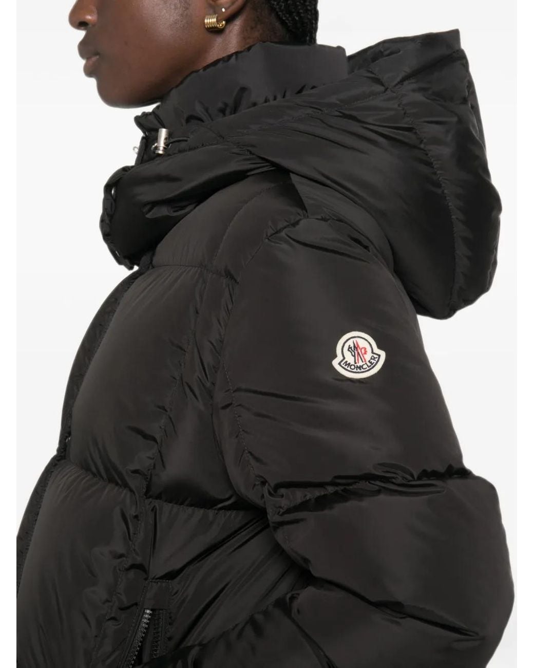 Moncler Black Castlenew Hooded Down Jacket