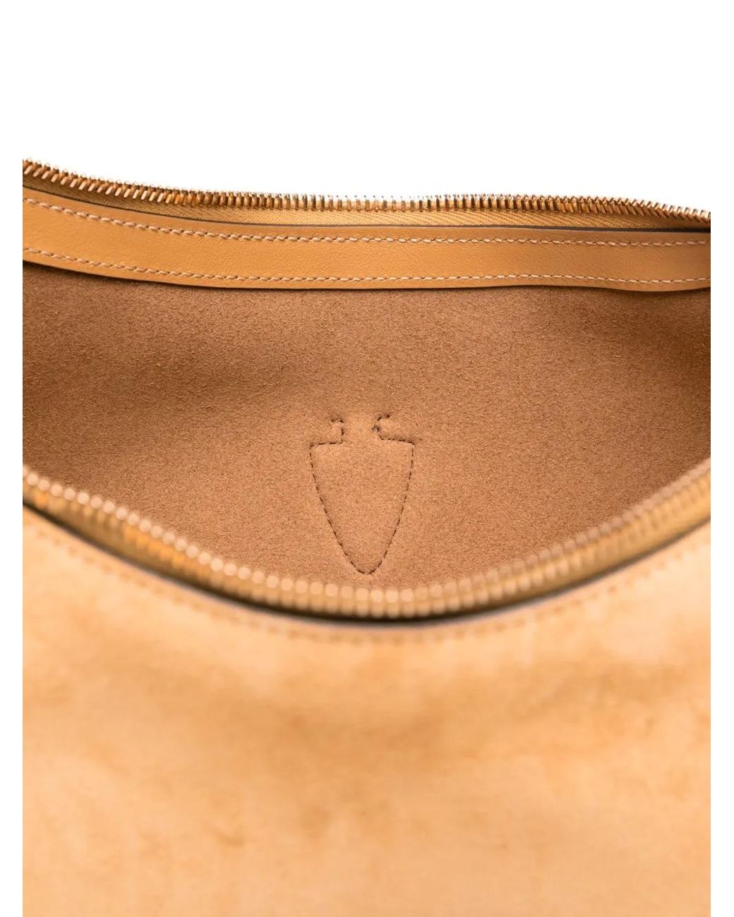 Tod's Brown Timeless Suede T-Buckle Shoulder Bag