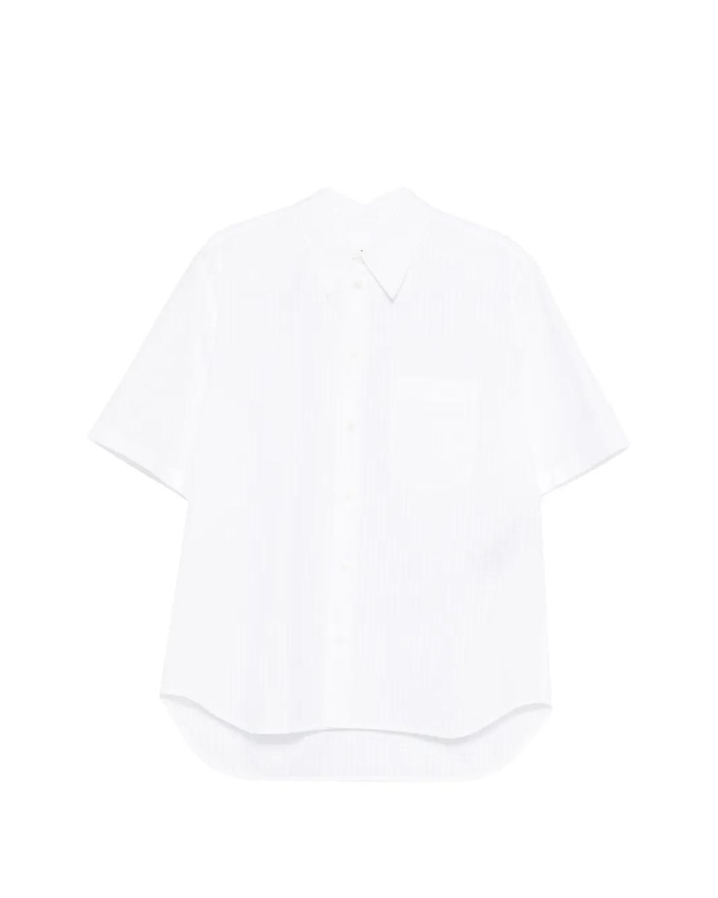Jil Sander White Pocket Short-Sleeve Shirt for men