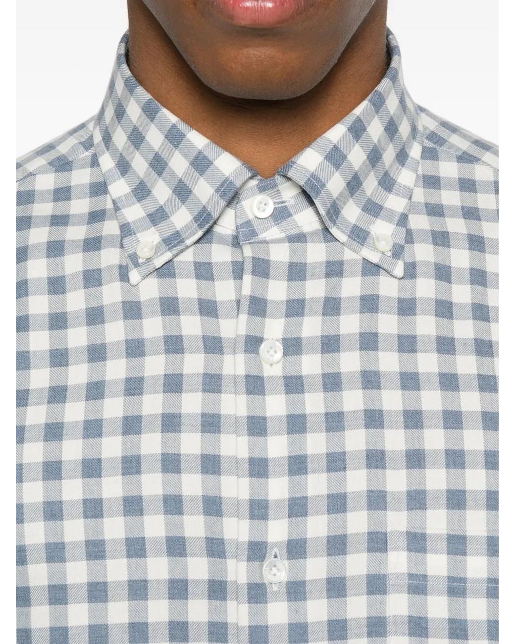 Camicia Button-Down di Truzzi in White da Uomo