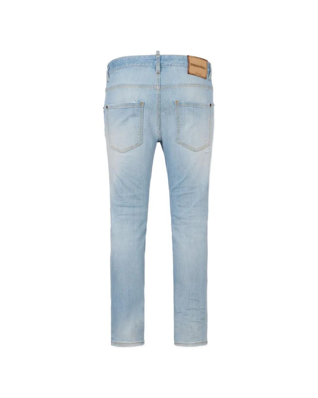 DSquared² Blue Stretch Skater Jeans for men