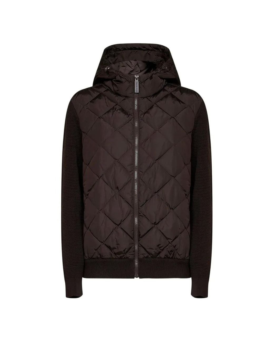Canada Goose Black Hybridge Quilted Hooded Jacket