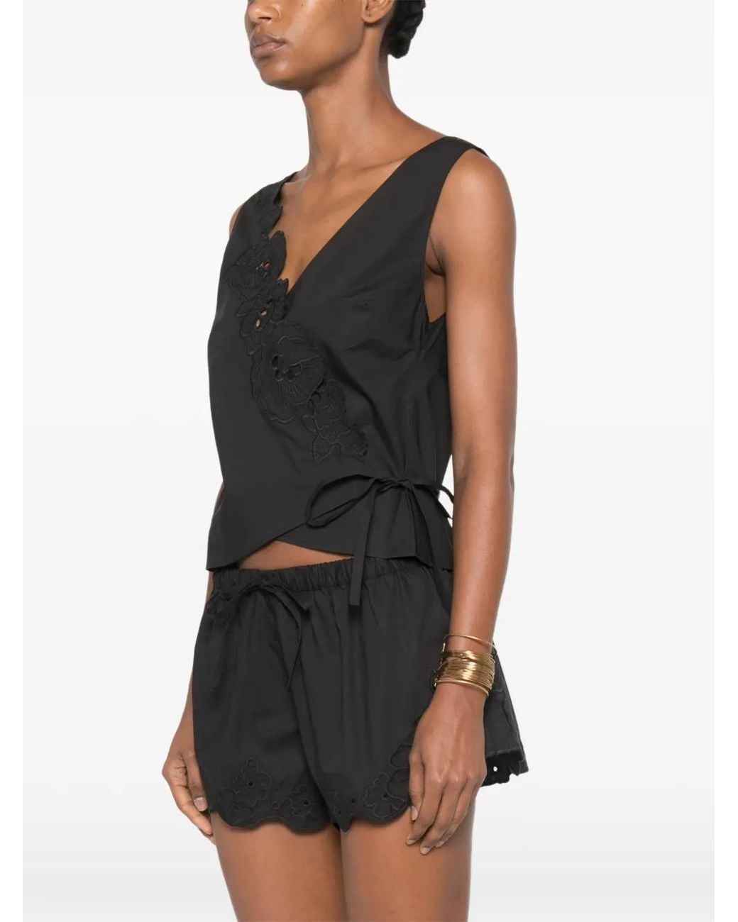 Sir Black Klara Wrap Top