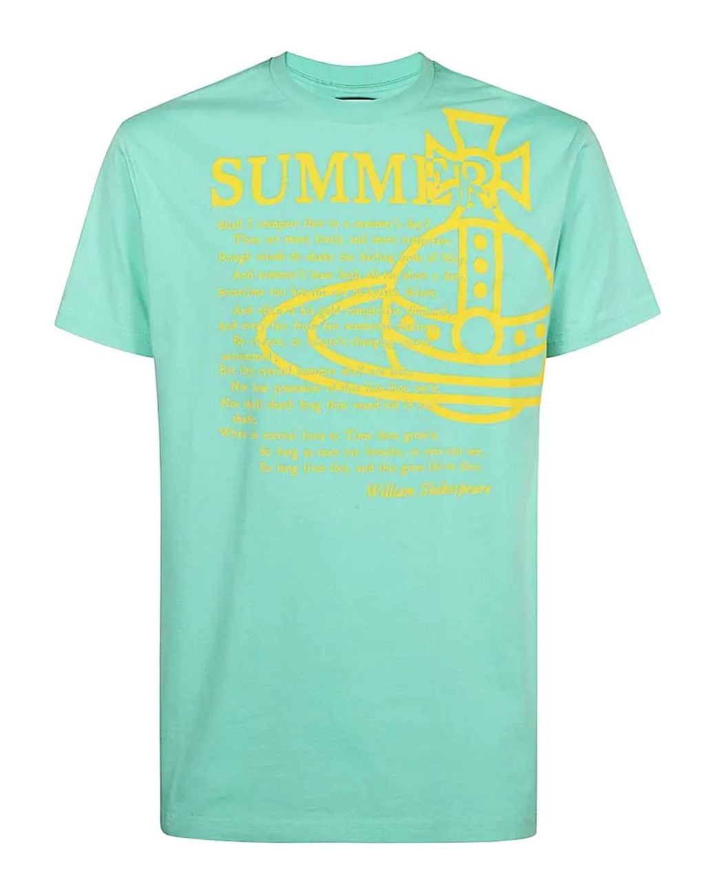 Vivienne Westwood Green Graphic-Print T-Shirt