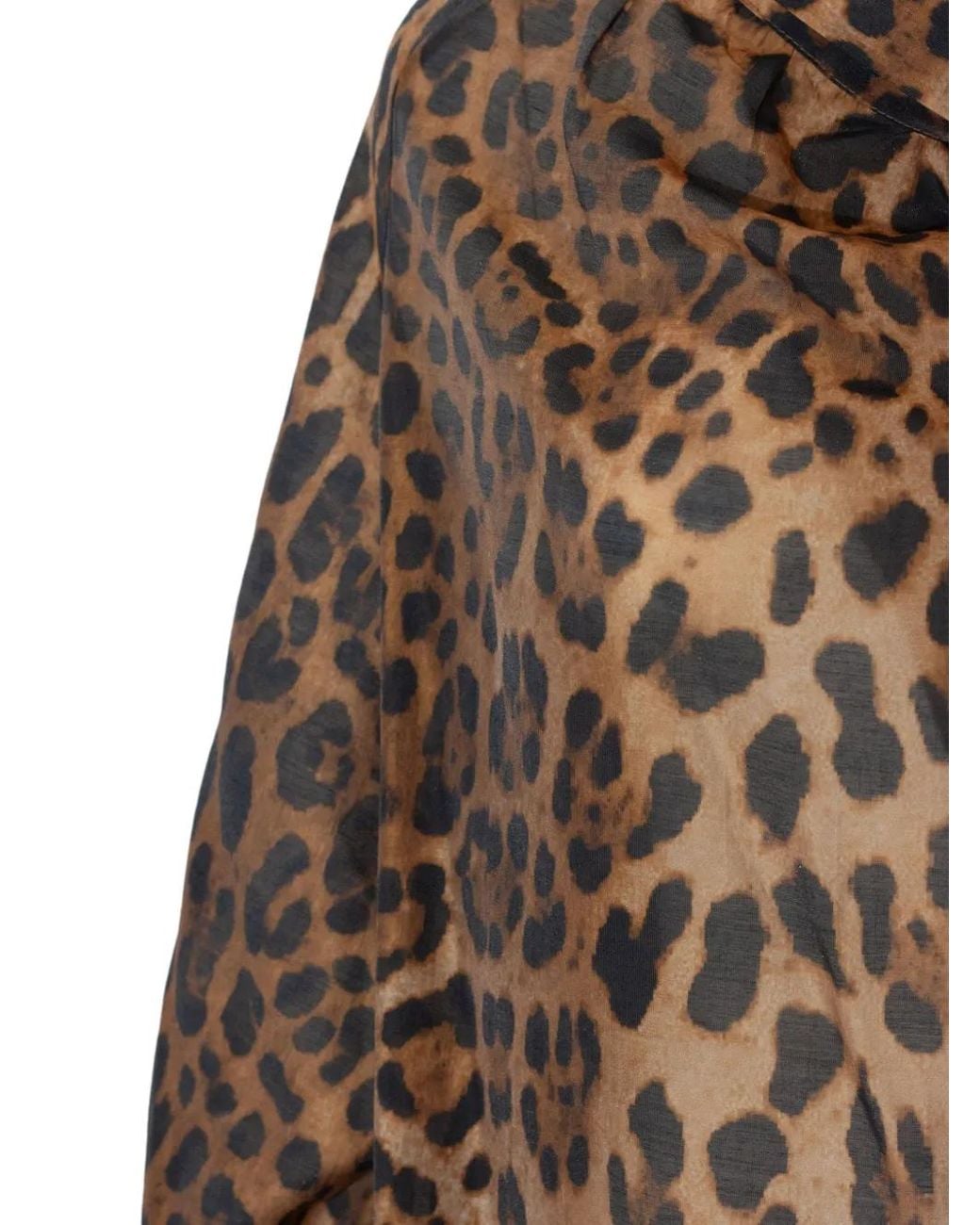 PHO® Firenze Blouse Met Luipaardprint in het Brown