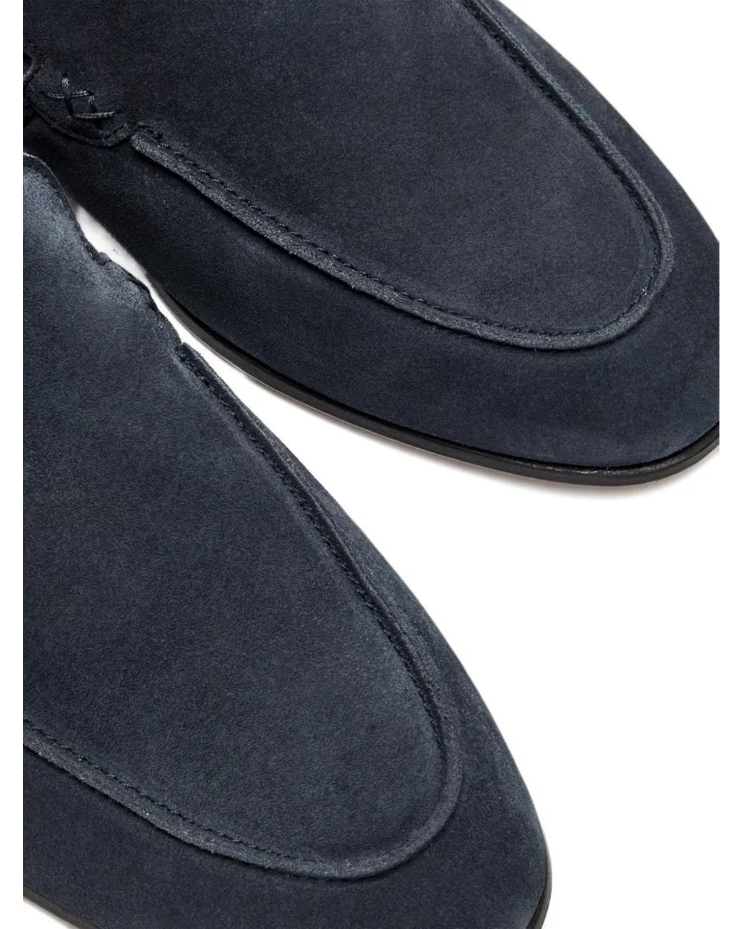 Forsa Blue Suede Loafers for men