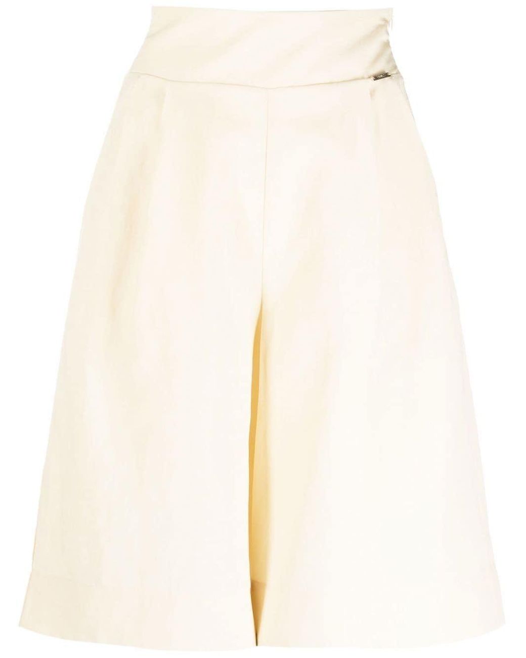 Knee length wide leg shorts cheap