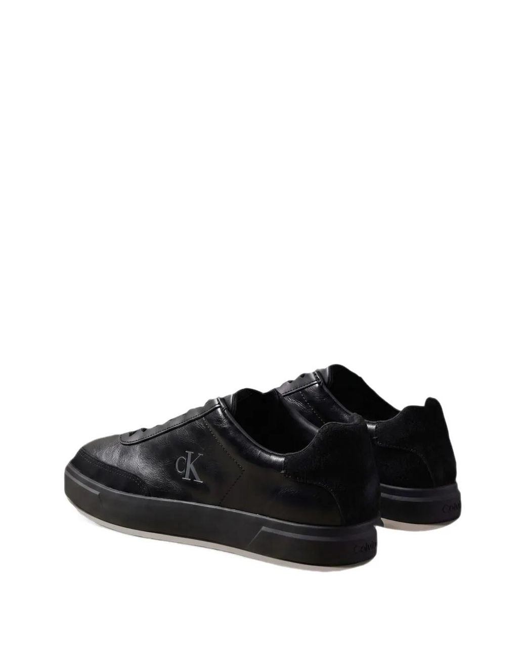 Calvin Klein Black Baskets À Logo Imprimé