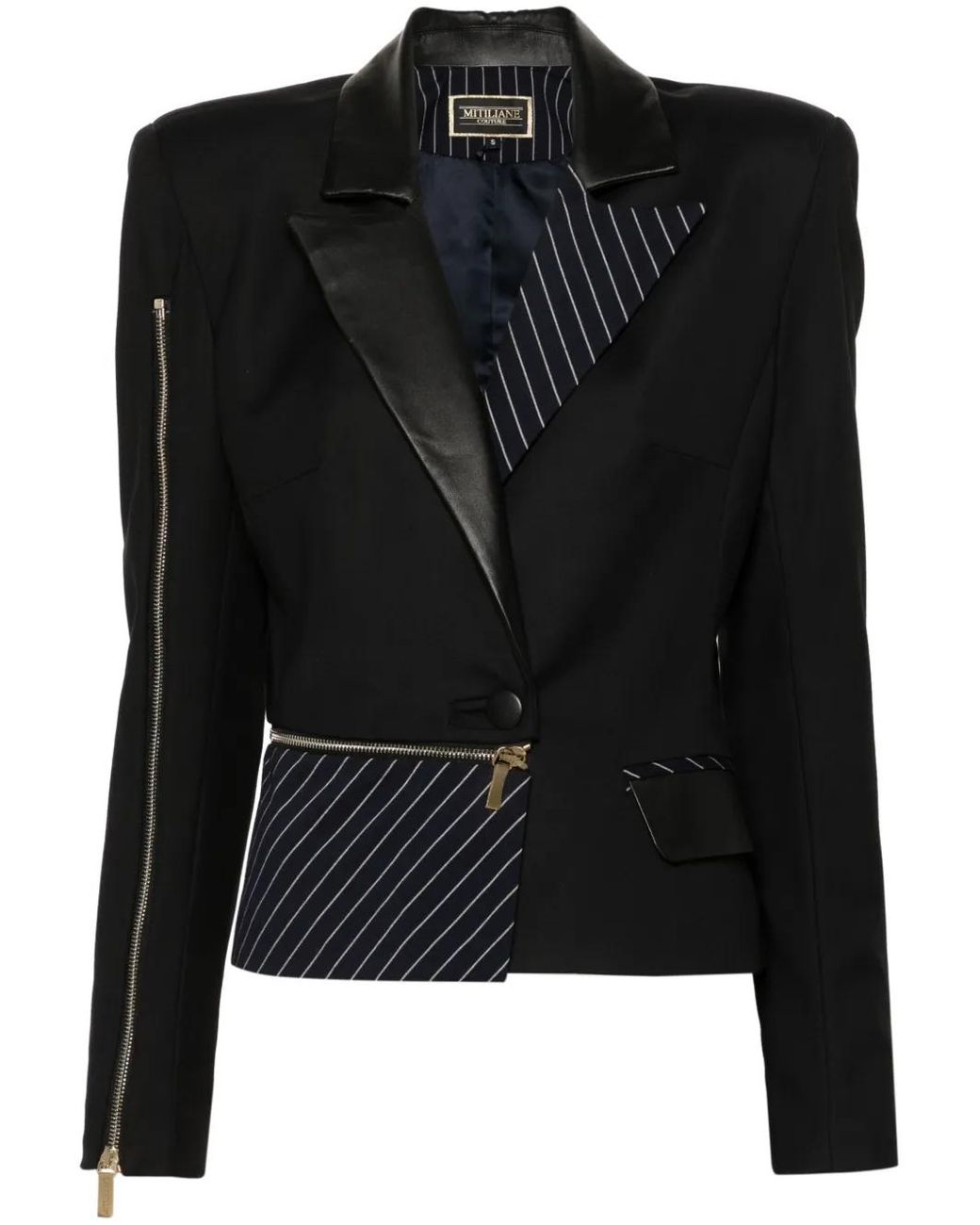 MITILIANE COUTURE Black Panelled Blazer