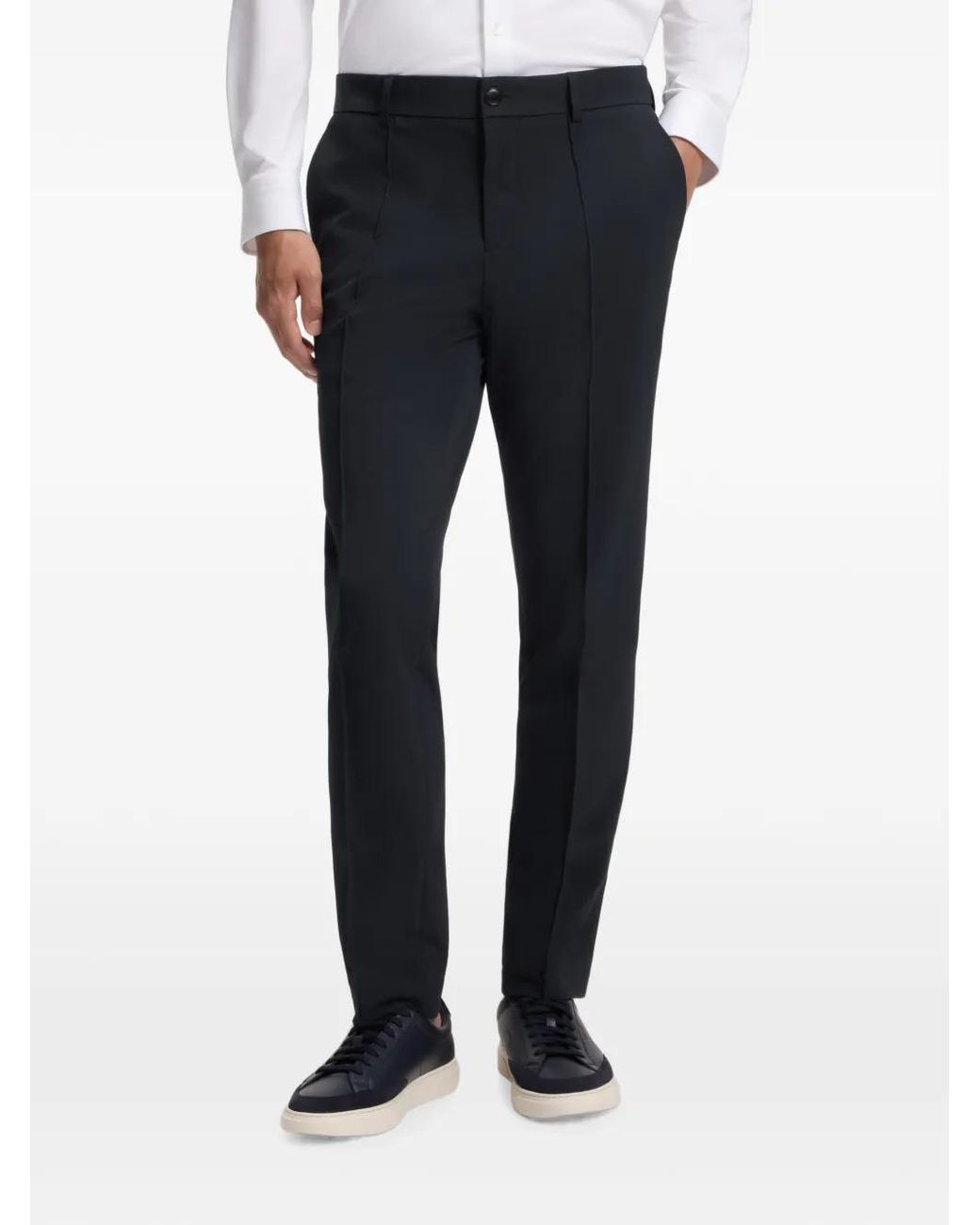 Boss Blue Slim-Fit Pants for men