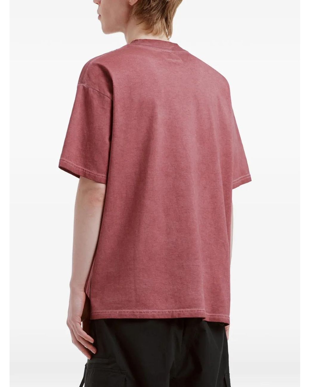 Izzue Pink X Alpha Industries Patch-Pocket T-Shirt for men