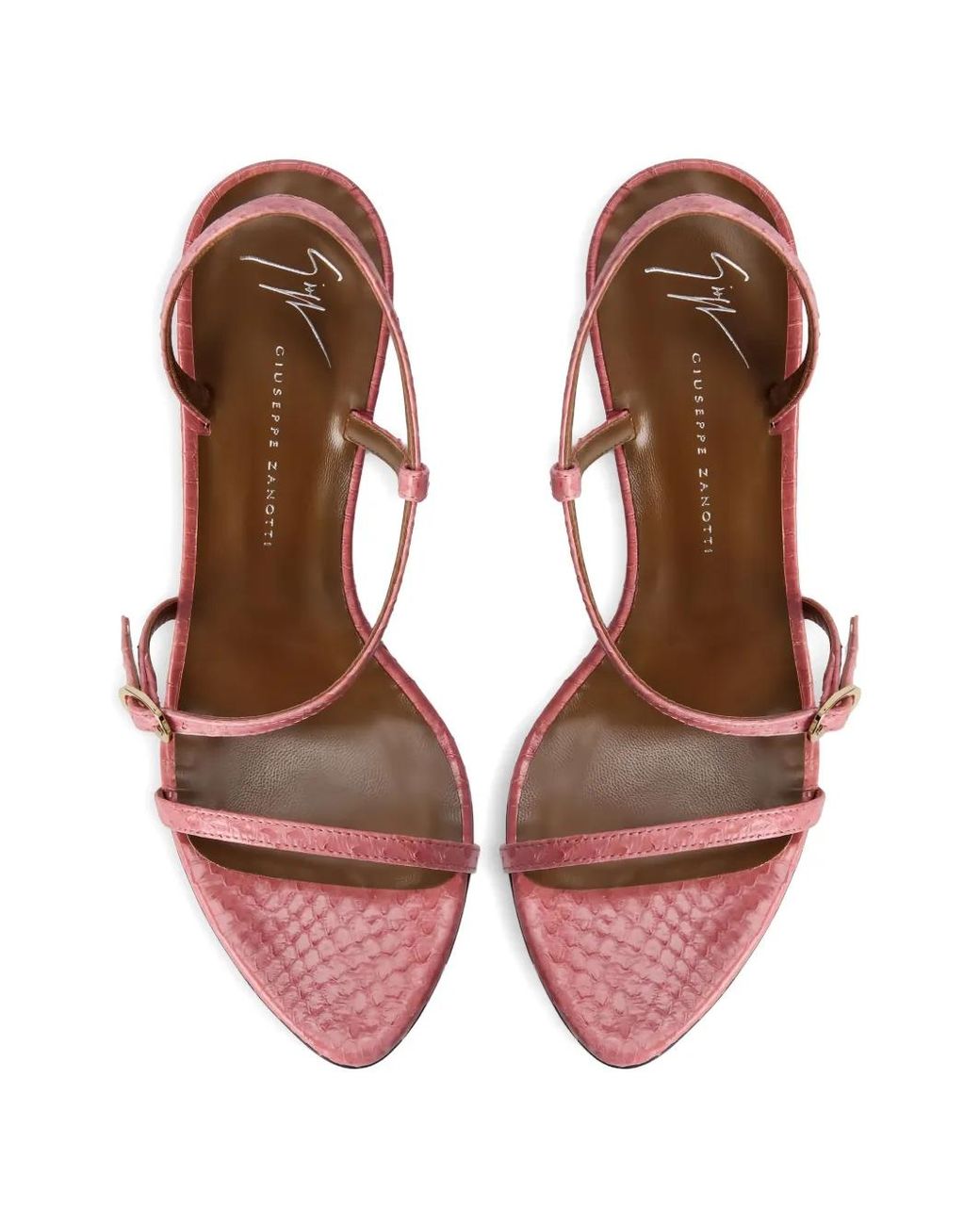 Giuseppe Zanotti Pink Audrinette Buckle-Strap Sandals