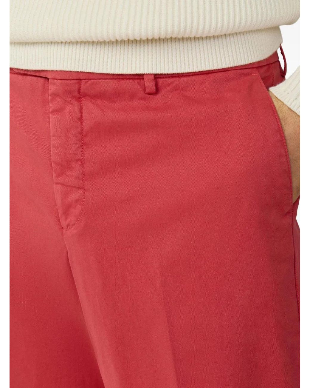 Chino Sanderson di Hackett in Red da Uomo