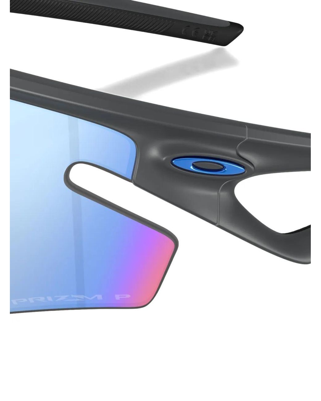 Oakley Blue Sphaera Slash Shield-Frame Sunglasses