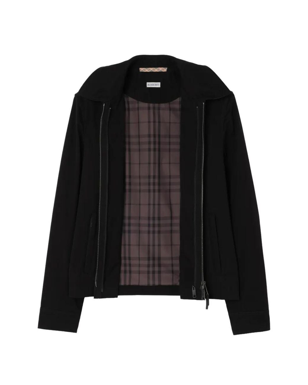 Burberry Black Bloomsbury Cotton Harrington Jacket (With Vest) for men