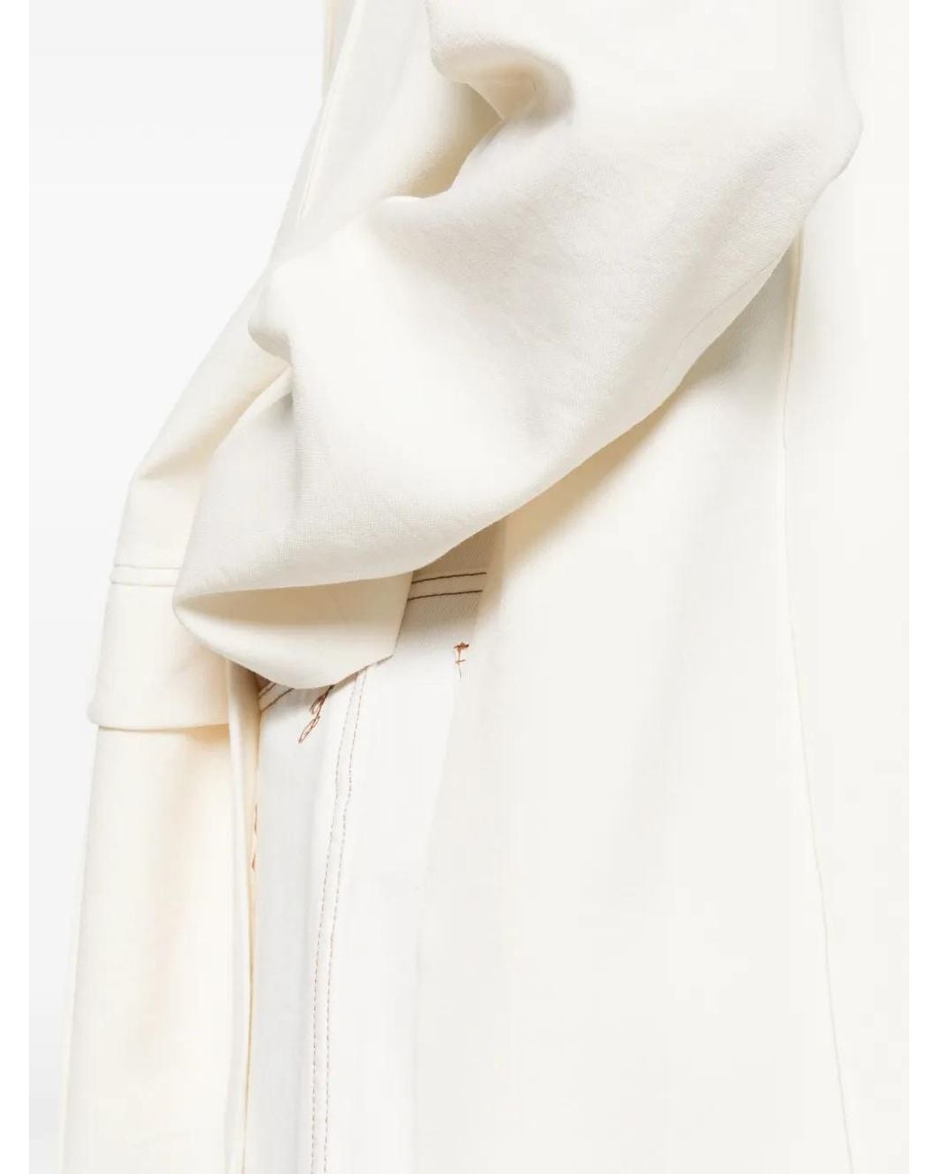 ELEH White Double-Breasted Blazer