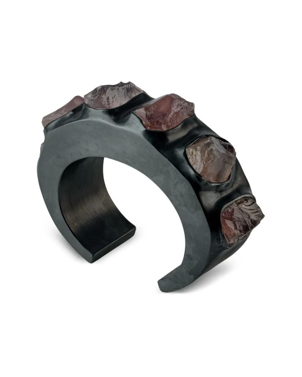 Parts Of 4 Black Crescent Cuff Bracelet