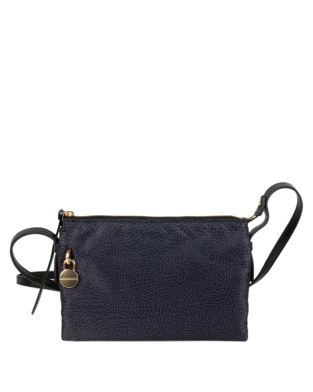 Borbonese Blue O.P. Print Crossbody Bag