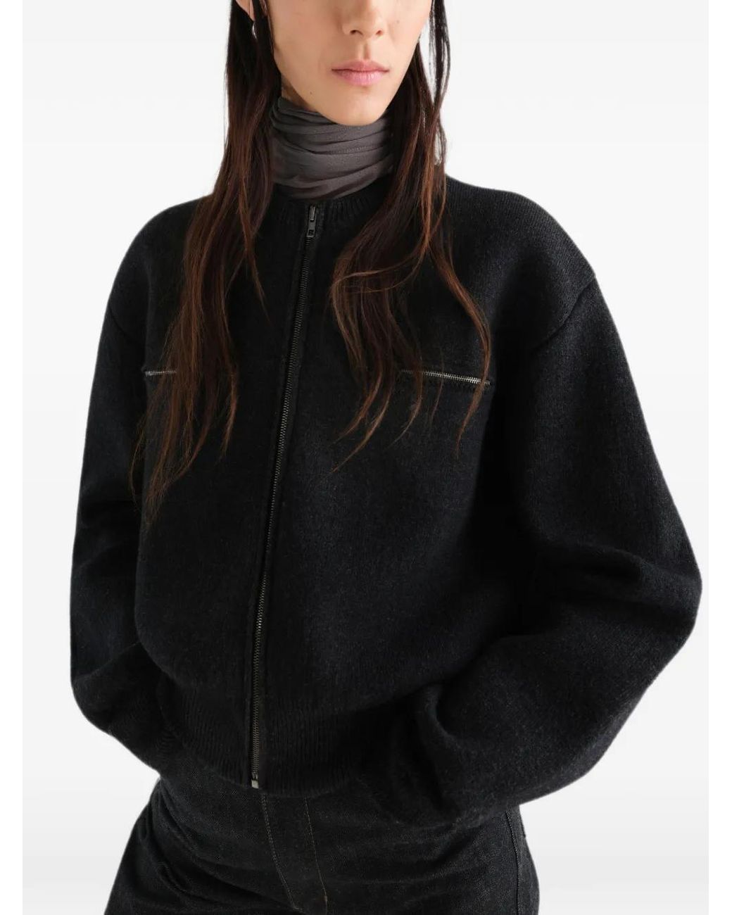 Lemaire Black Zipped Top