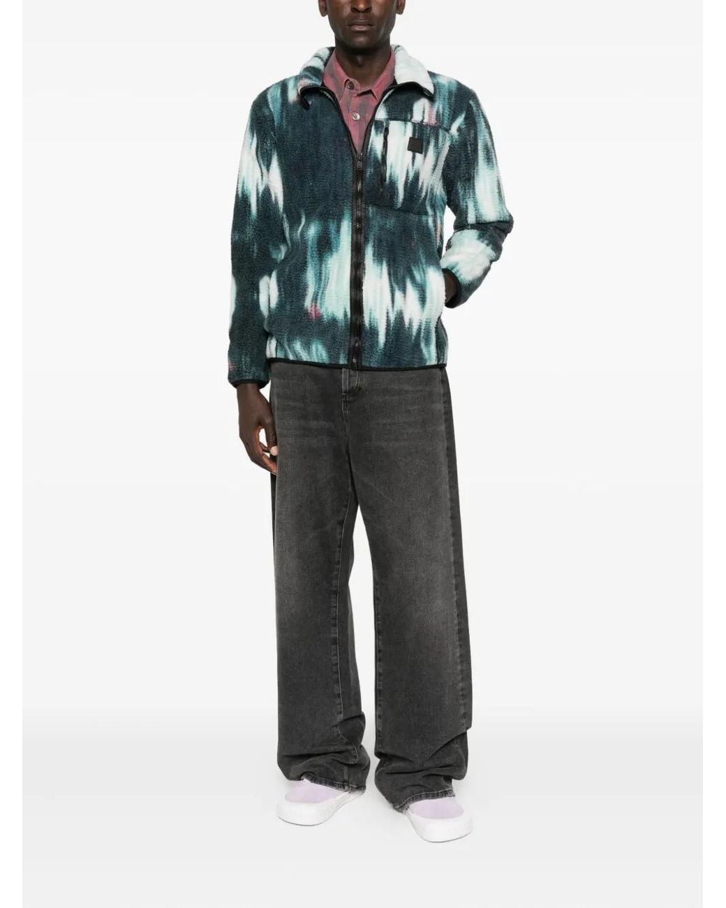 Rains Green Tie-Dye Jacket
