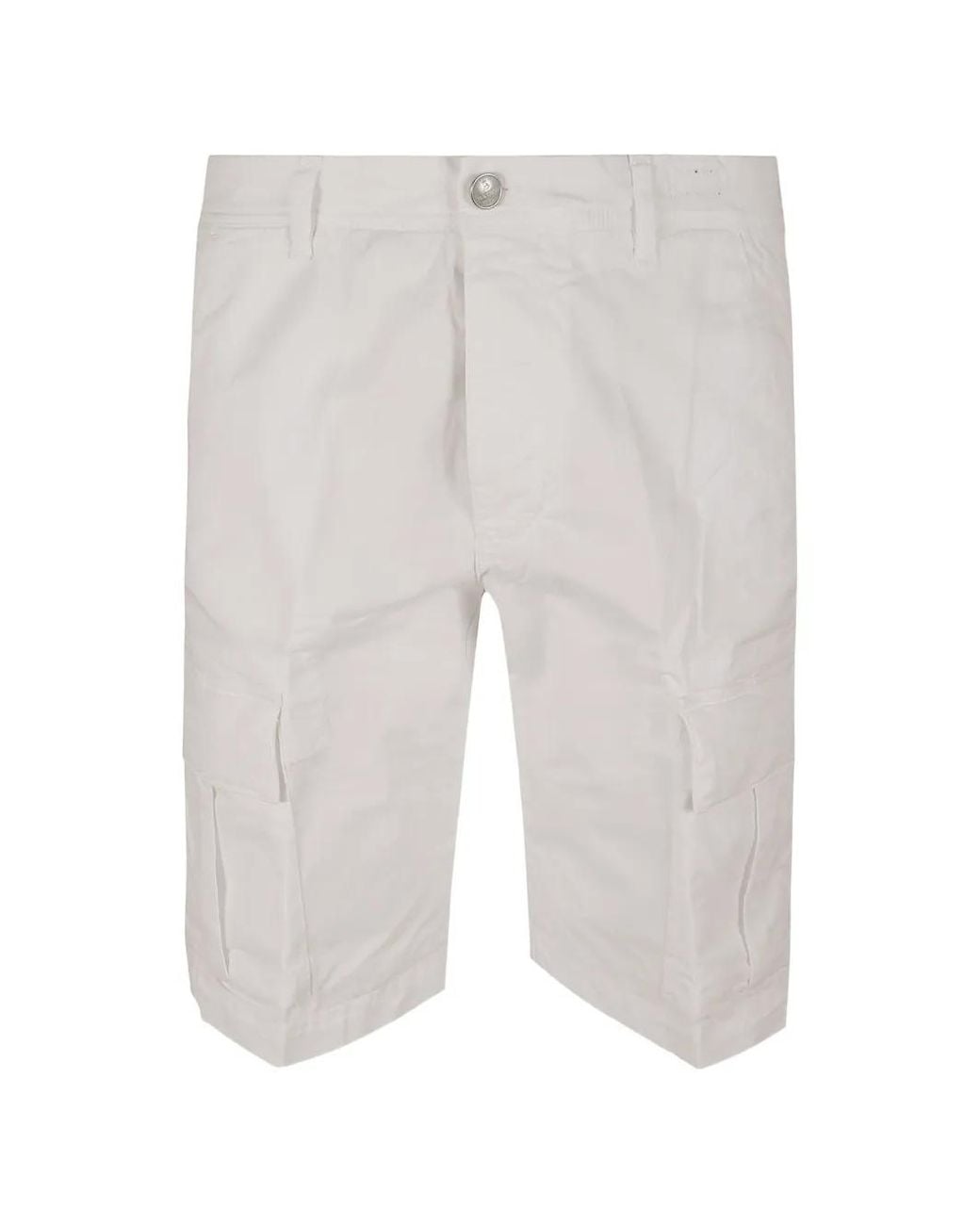 Barba Napoli White Short À Poches Cargo for men
