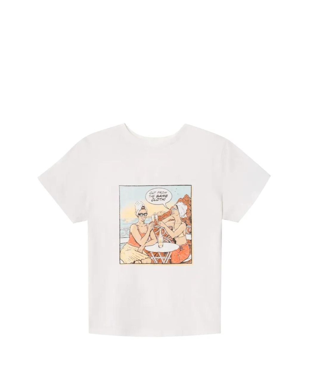 Re/done White Classic Same Graphic-Print T-Shirt
