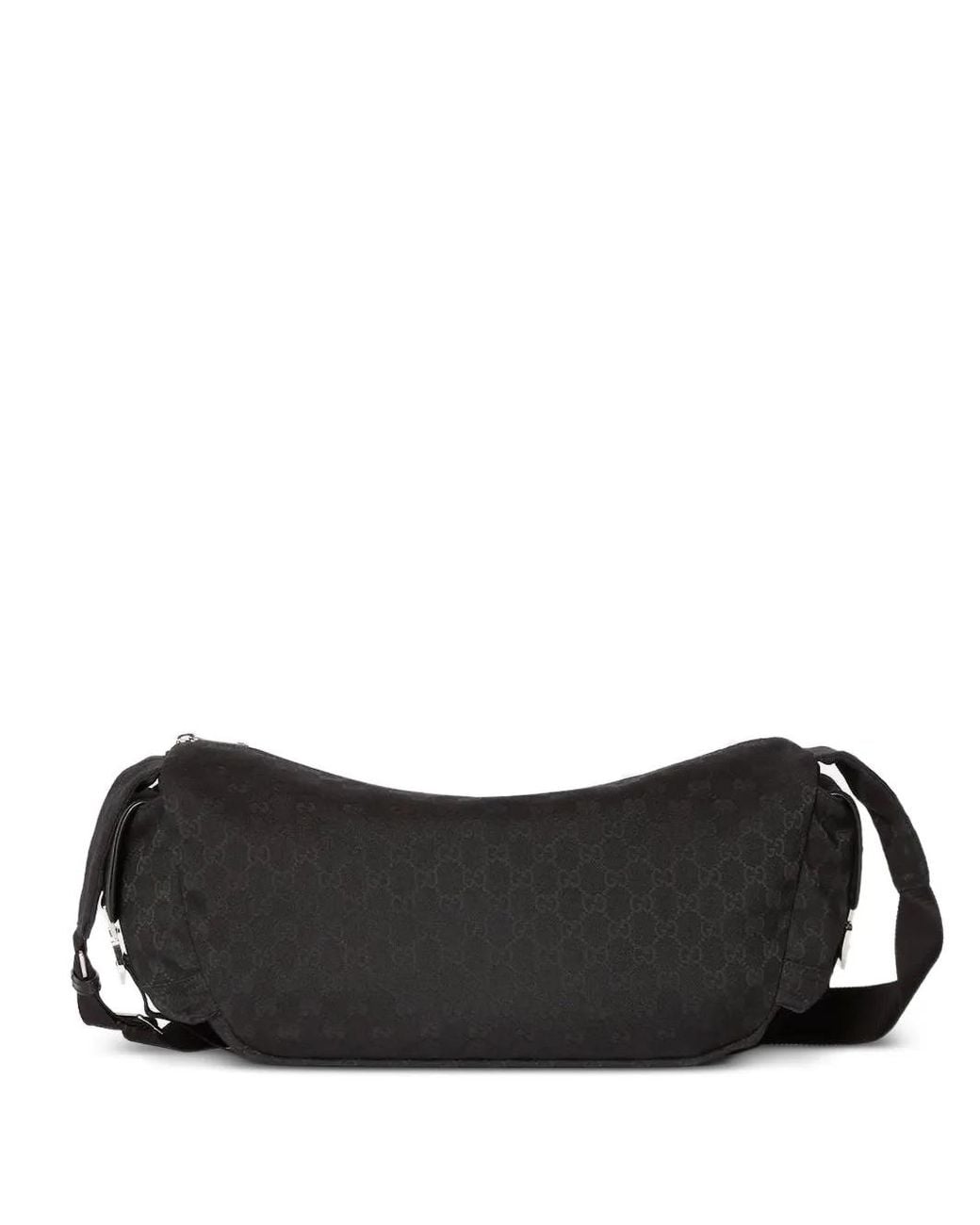 Gucci Black Gg Logo Buckle Shoulder Bag for men