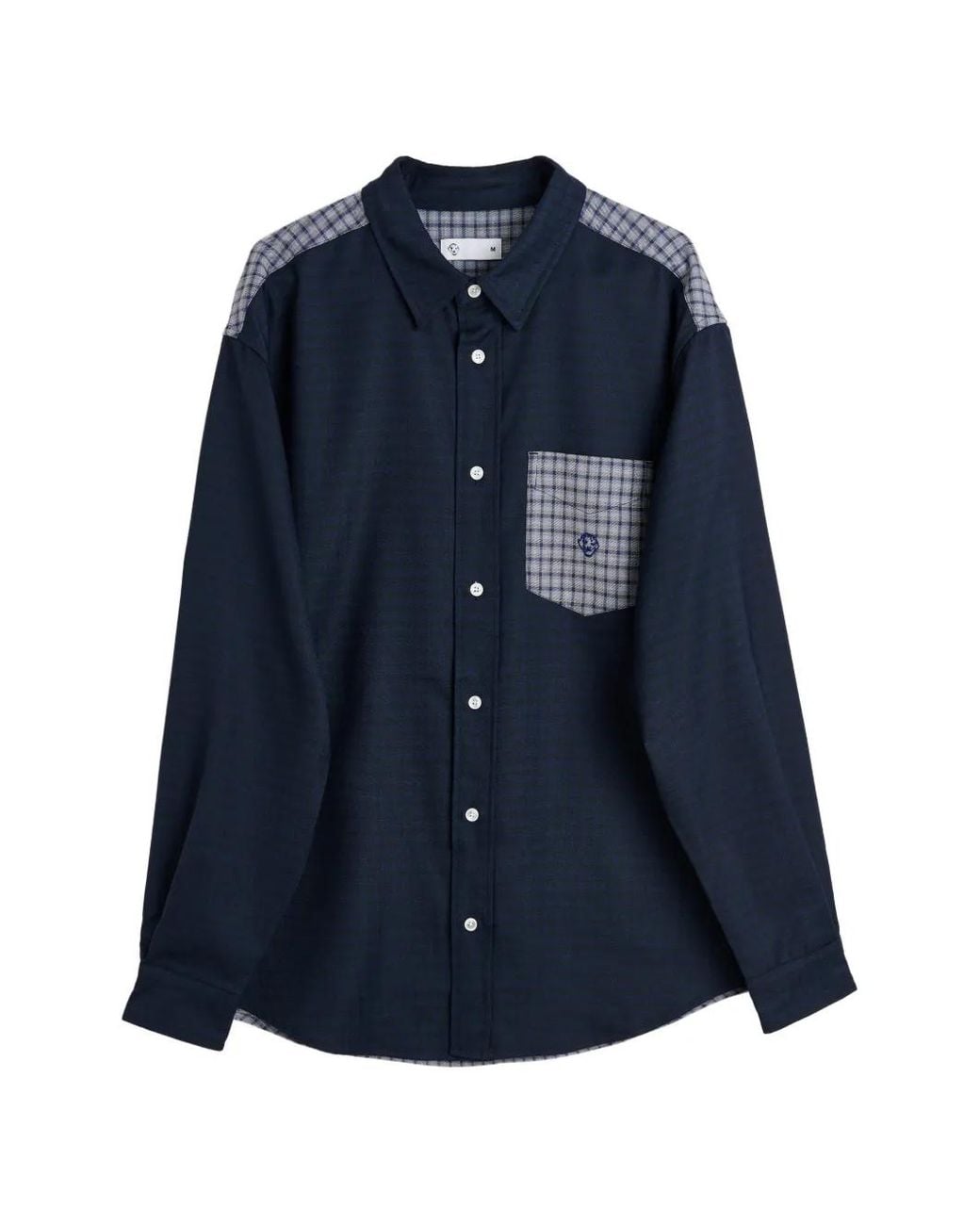 Danner Blue Split Checked Shirt for men